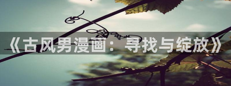 虫虫漫画羞羞：《古风男漫画：寻找与绽放》
